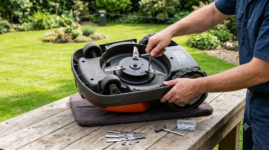 Automower 115H Blade Replacement (Step-by-Step How-To)