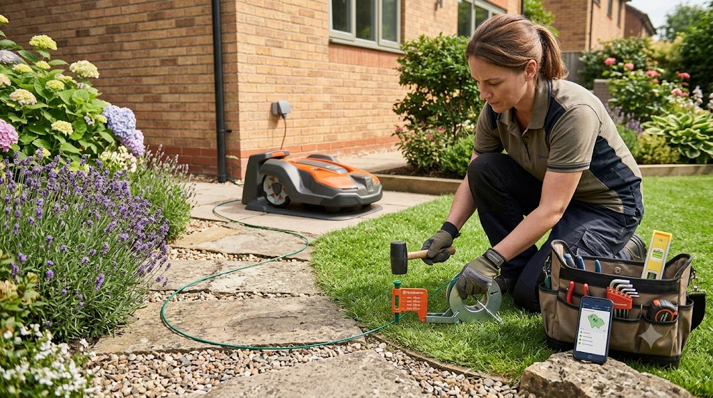 how long does it take to install a husqvarna automower