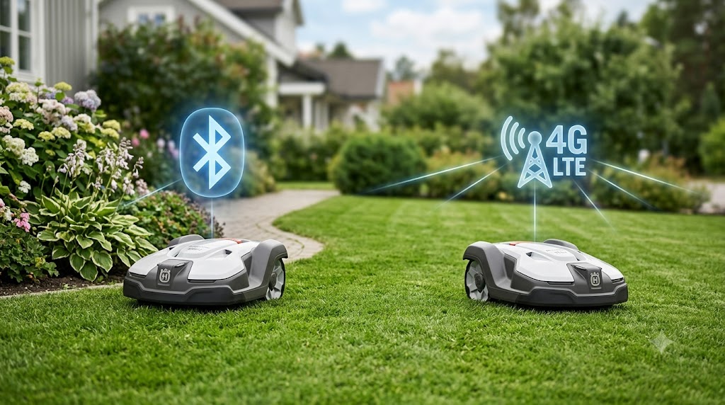 Husqvarna Automower 115H 4G vs Bluetooth: What's the Difference?