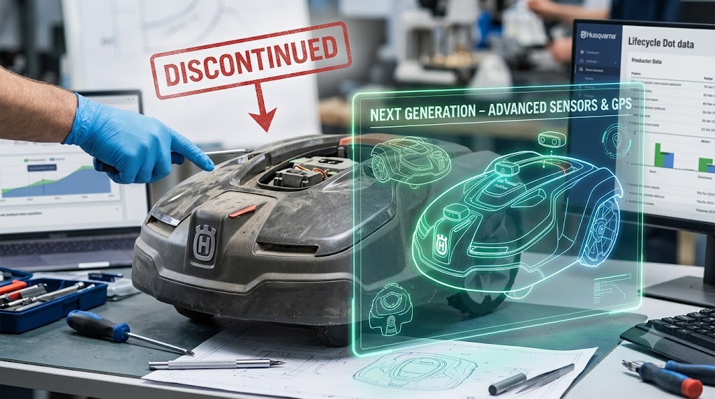 why was the husqvarna automower 115h discontinued